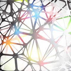 Digital illustration of neuron