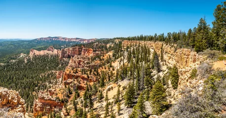 Photo sur Plexiglas Canyon Bryce Canyon - Panoramic view from Farview point
