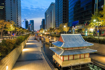 Naklejka premium Seoul Lantern Festival 2014 at Cheonggye stream