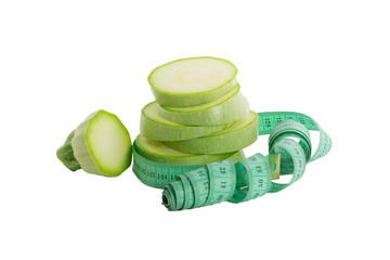 Vegetable marrow with metre