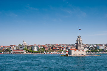 Obraz na płótnie Canvas The Maiden's Tower in istanbul, Turkey