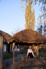 Ukrainian girl in the countryside