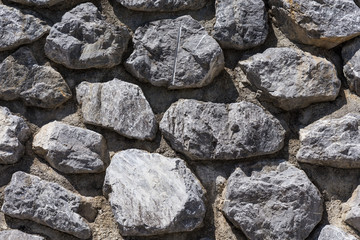 Texture of old rock wall for background