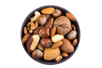 Nuts mix in bowl