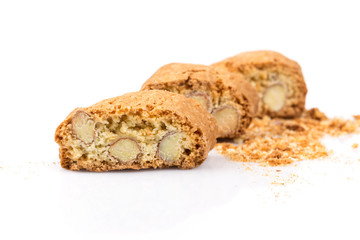 Italian cantuccini cookie with almond