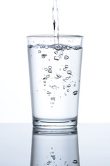 Vaso con agua