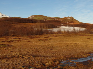 Plaines, montagnes et no man's land près de Reykjavík