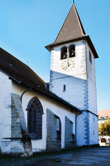 Fototapeta na wymiar Eglise de Lutry en Suisse