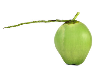 coconut green isolated on white background