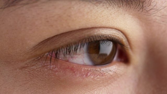 Close up of Asian woman's eye