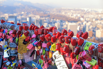 Naklejka premium Namsan Tower in Seoul