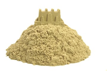 Kinetic Sand For Children Creativity, Bucket And Castle Mold Iso