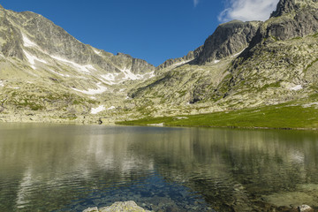 Ridge visible from the pond