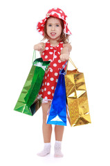 Adorable Caucasian little girl 