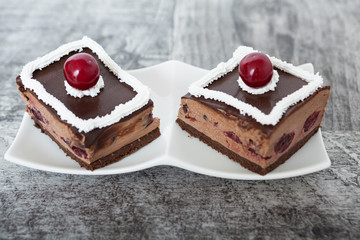 Chocolate and Cherry Cake