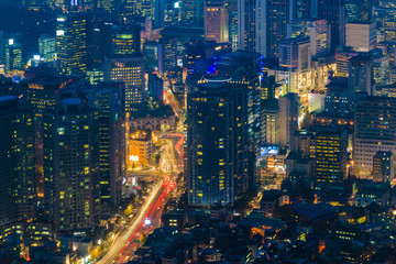 Fototapeta premium Downtown skyline of Seoul, South Korea