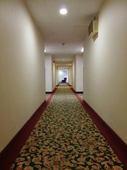 Corridor and chair