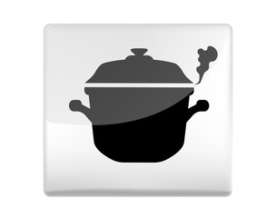 cooking pan symbol icon design element vector