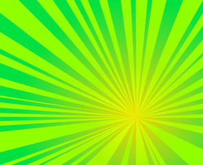 green burst,  starburst rays background vector design