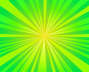 green burst,  starburst rays background vector design - obrazy, fototapety, plakaty