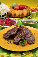 roasted lamb chops with rosemary