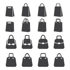 set of bag icon