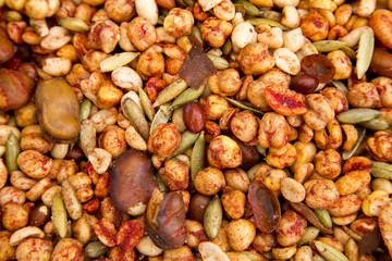 Nüsse - Hintergrund