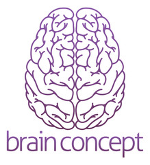 Abstract illustration of a brain