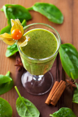 Fresh smoothie in a glass