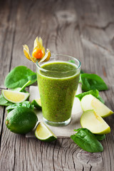 Fresh smoothie in a glass