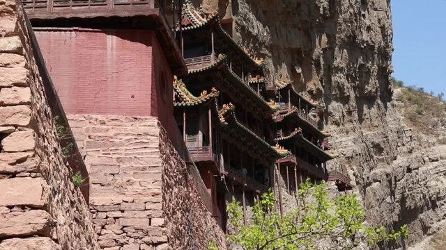 hanging temple monastery at datong china dolly
