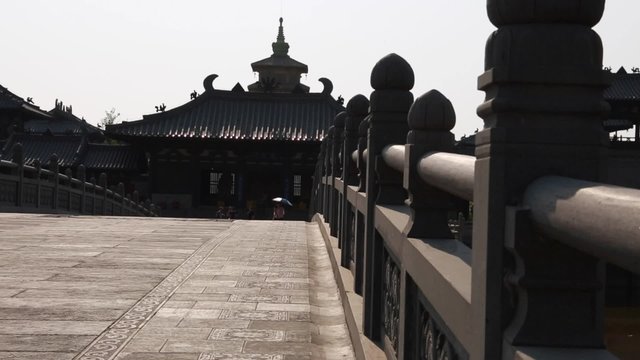 a buddhist musuem of the yungang grottoes in datong china