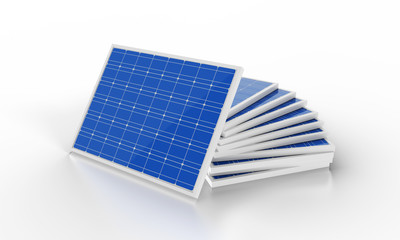 Photovoltaik Solarzellen Stapel 3