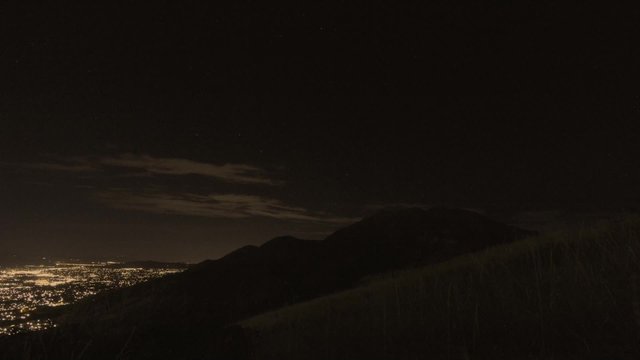 City Night Timelapse sepia