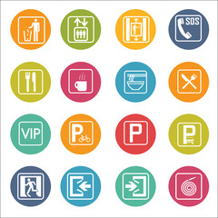 department store sign and symbol vector