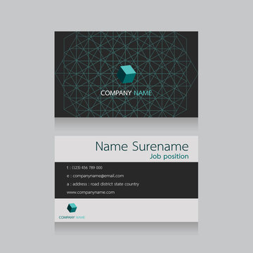technology business name card
