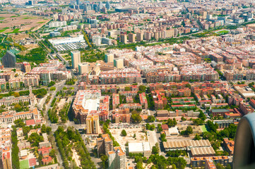 Aerial view on Valencia, Spain