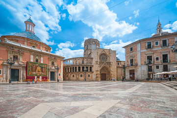  Square of Saint Mary's and Valencia, Spain
