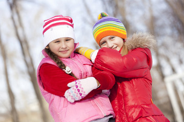 Fototapeta premium Winter activities