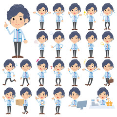 コンビニ青男性