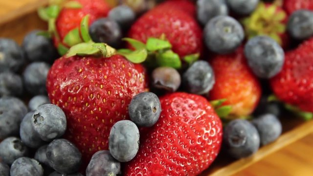 fresh berries for a fruit tart