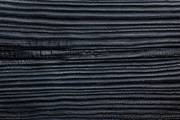 Black Burned & Charred Wood, Cedar Texture Background