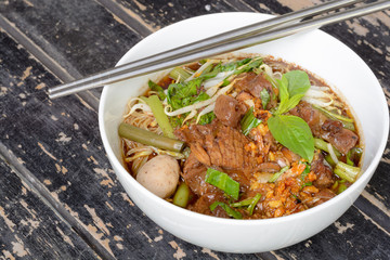 Thai noodle soup
