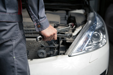 Car mechanic. Auto repair service.