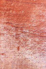 Red stone surface