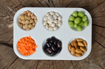 Чечевица, горох, фасоль 