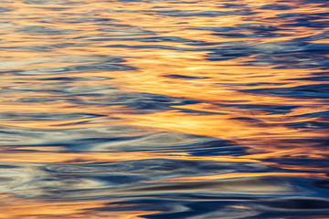 Blurry background from ripples and waves