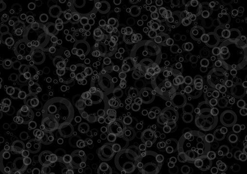 Ringe auf schwarzem Hintergrund 