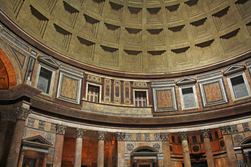 Obraz premium Interior of Pantheon in Rome