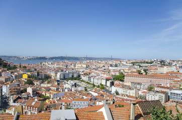 Naklejka na ściany i meble Lisbon view